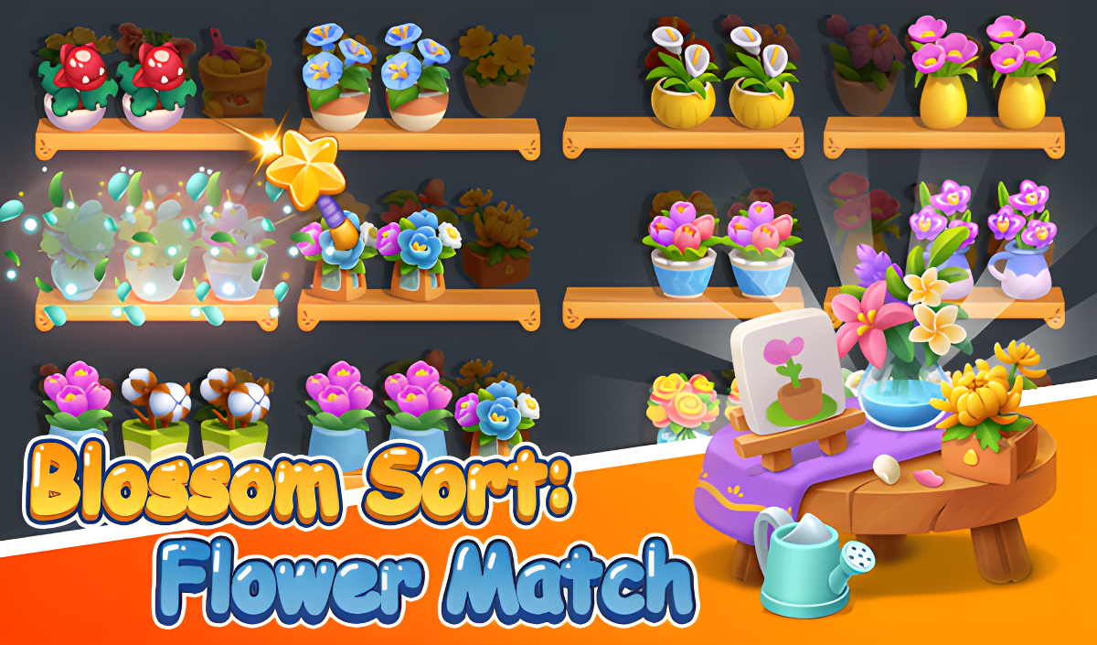 Imagen de portada de Blossom Sort: Flower Match