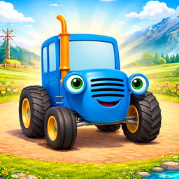 Blue Tractor Clicker