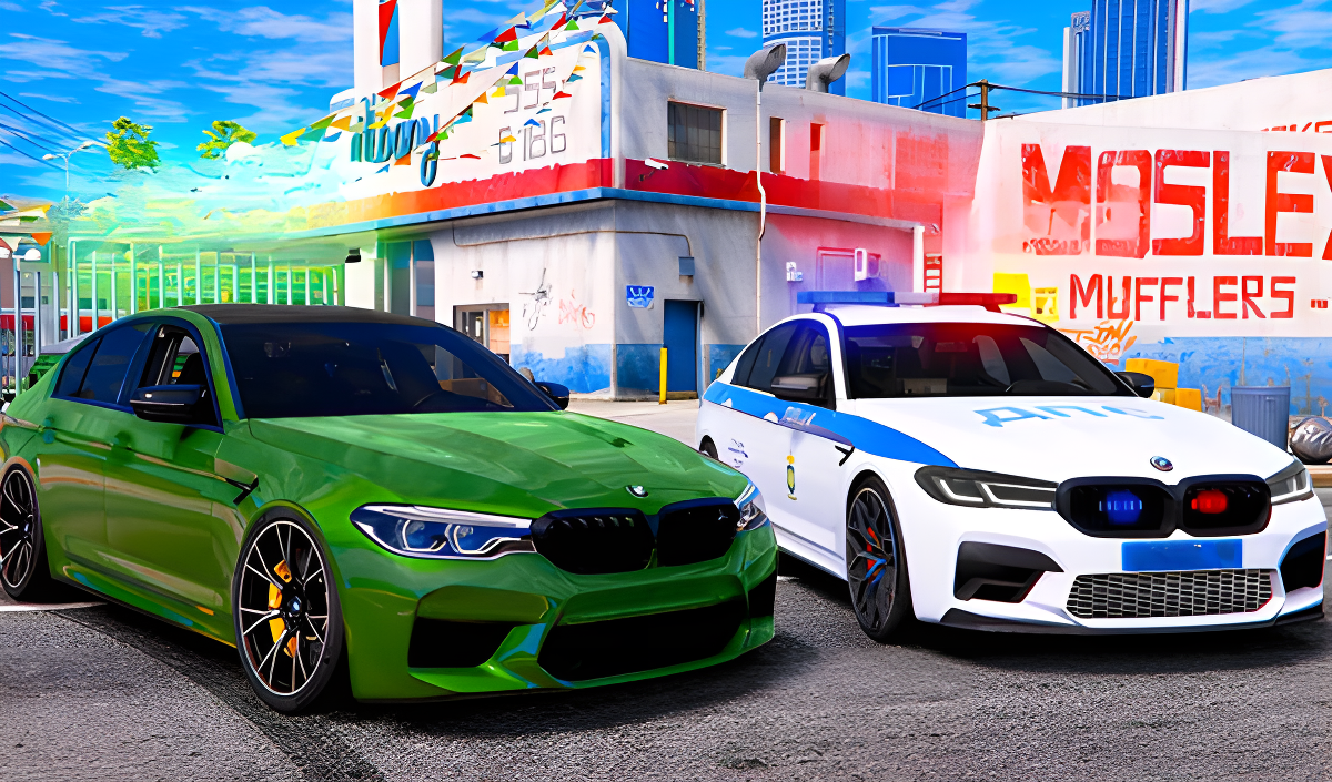 BMW. Drift in city kapak resmi