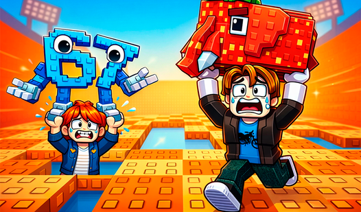Brainrots 3D: Don't fall down!