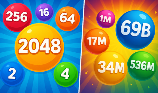 Bubble Flask 2048
