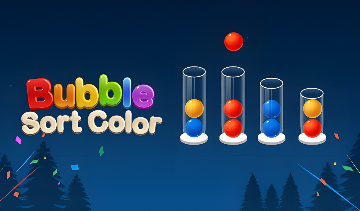 Bubble Sort Color — play on Playgama (by Citigo)