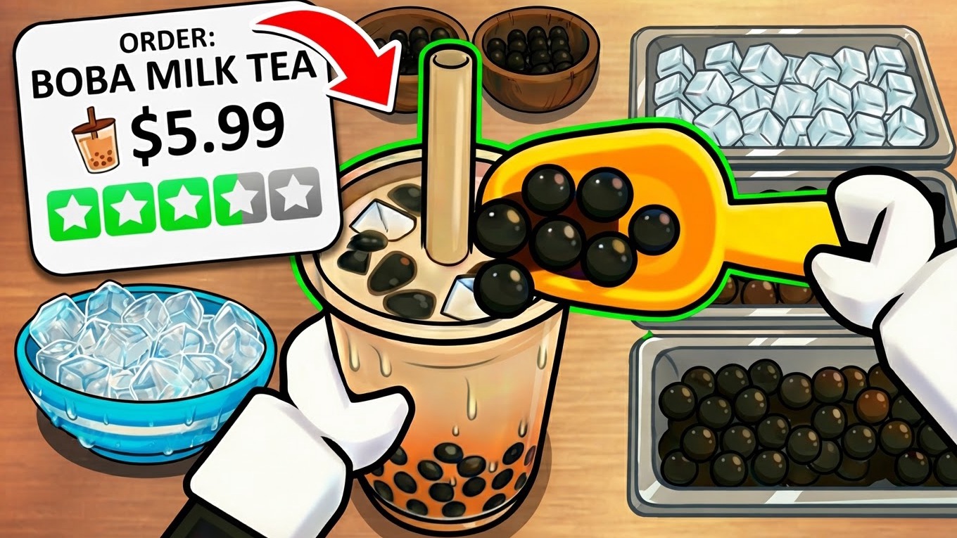 Visuel de Bubble Tea Cafe: Obby 3D Simulator Tycoon