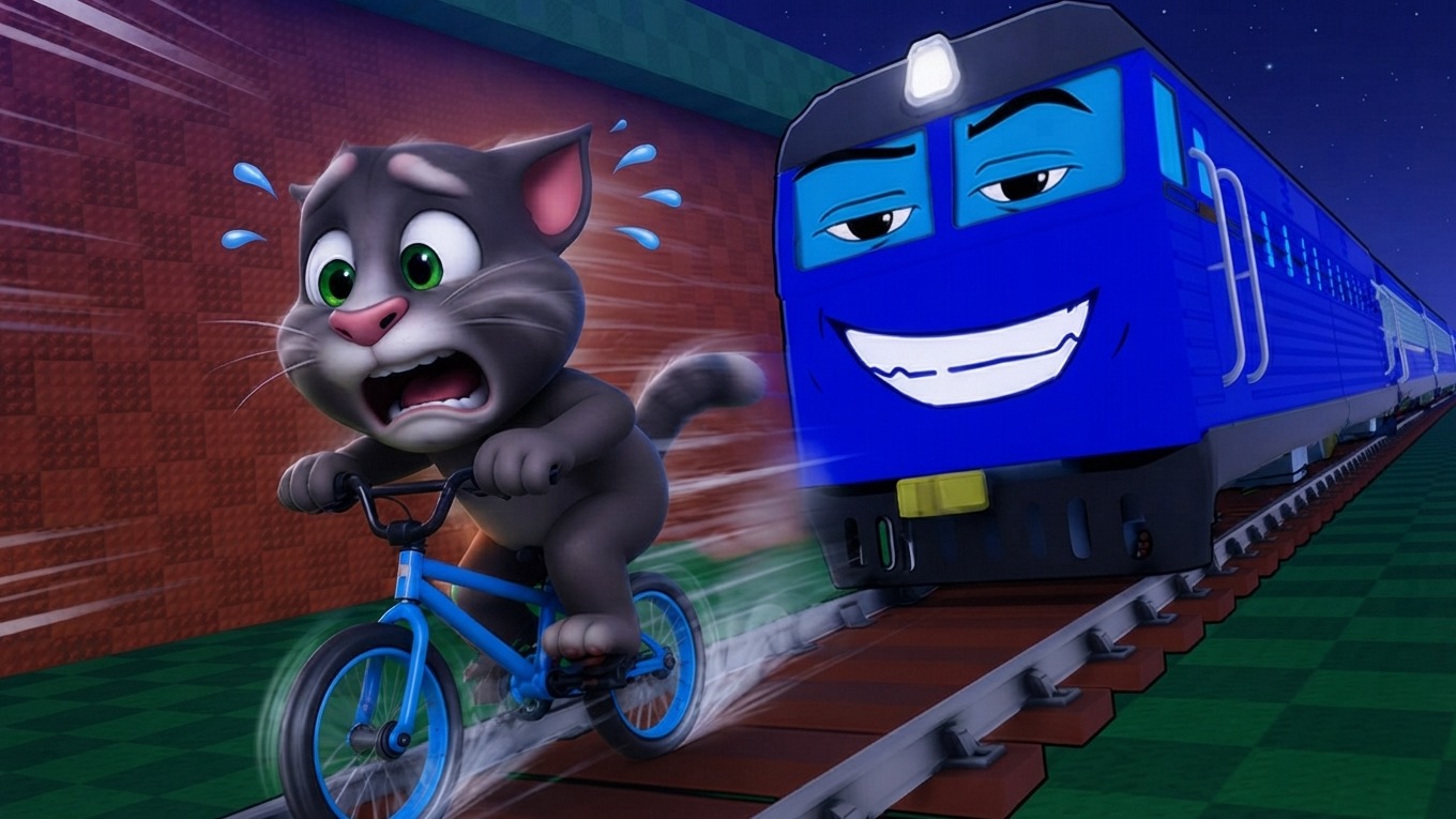 Cat Run Train! cover art