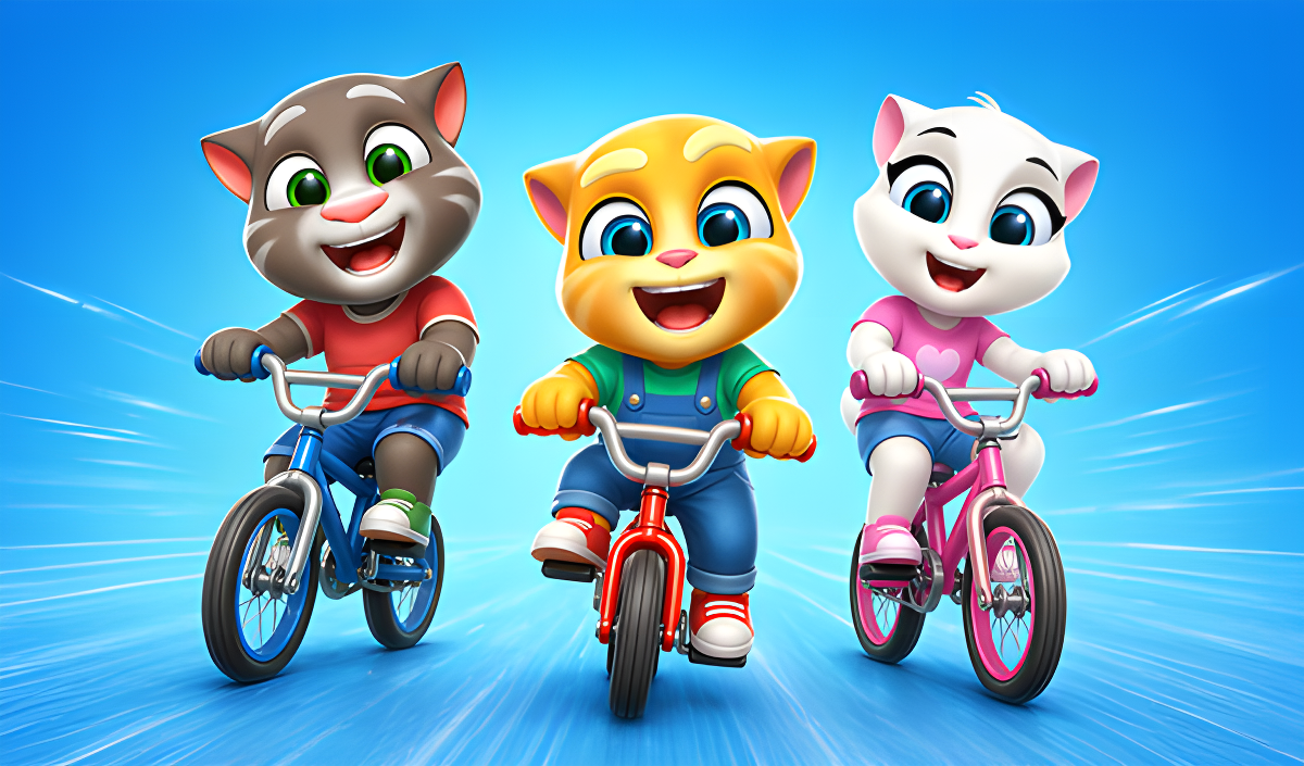 Cats on Bicycles