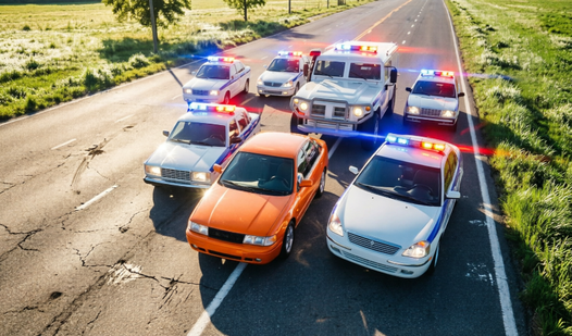 Chase on the highway