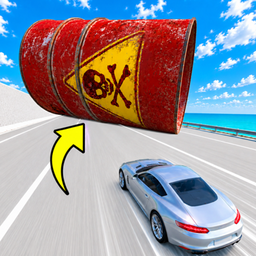 Cheat cars against barrels