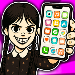 Check out Wednesday's New Phone!