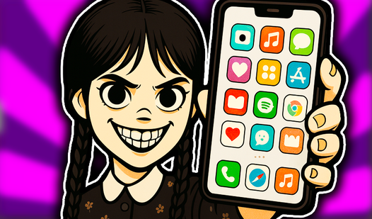 Check out Wednesday's New Phone!
