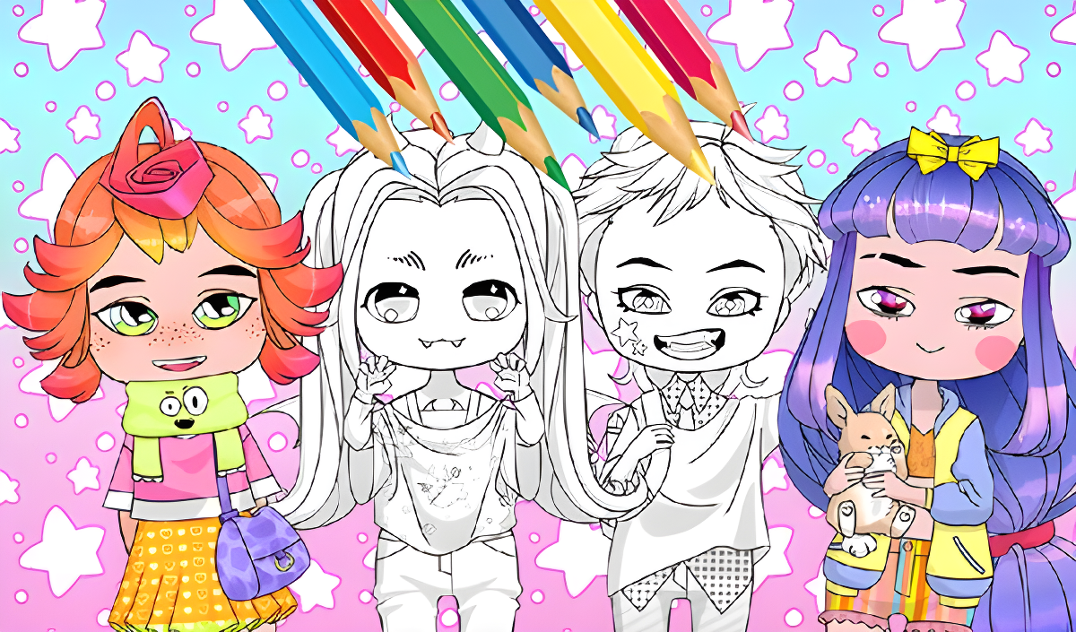 Chibi Dress Up & Coloring cover art