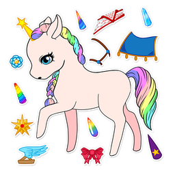 Chibi Unicorn Dress Up