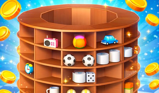 Circular sorting: on shelves