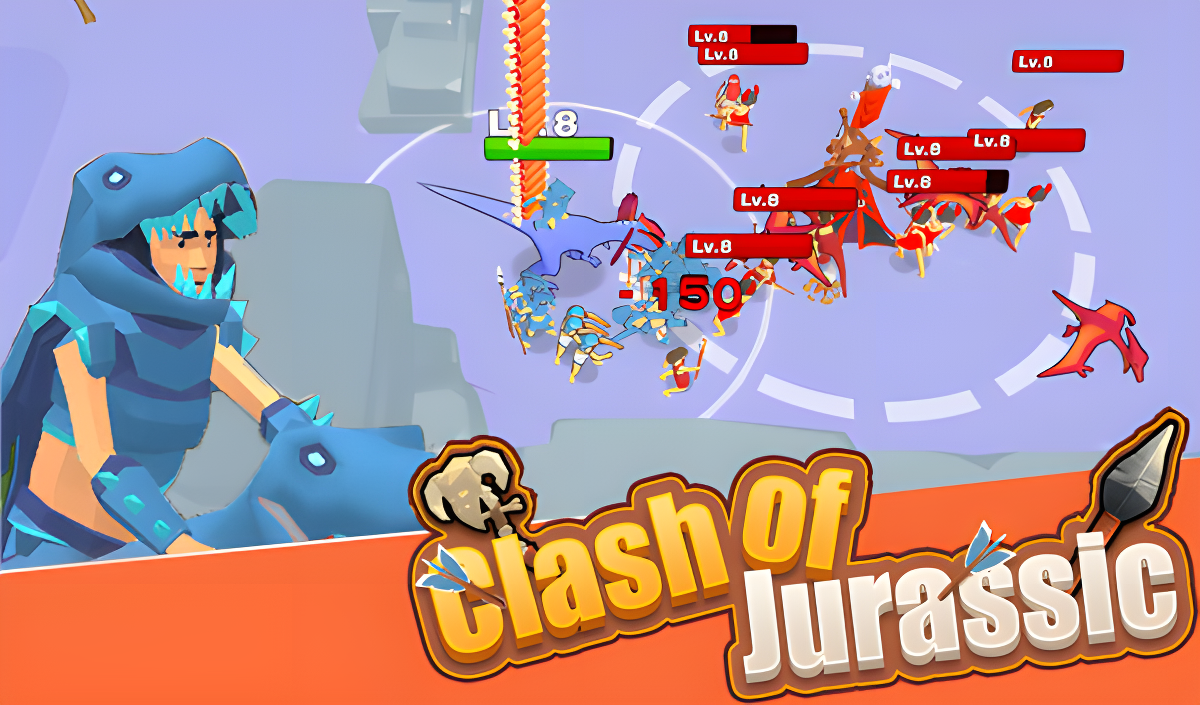 Imagen de portada de Clash of Jurassic