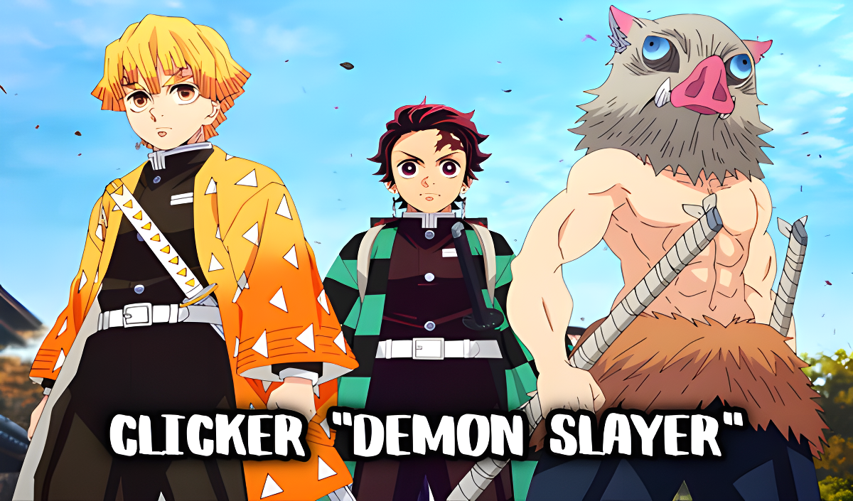 Arte da capa de Clicker "Demon slayer"