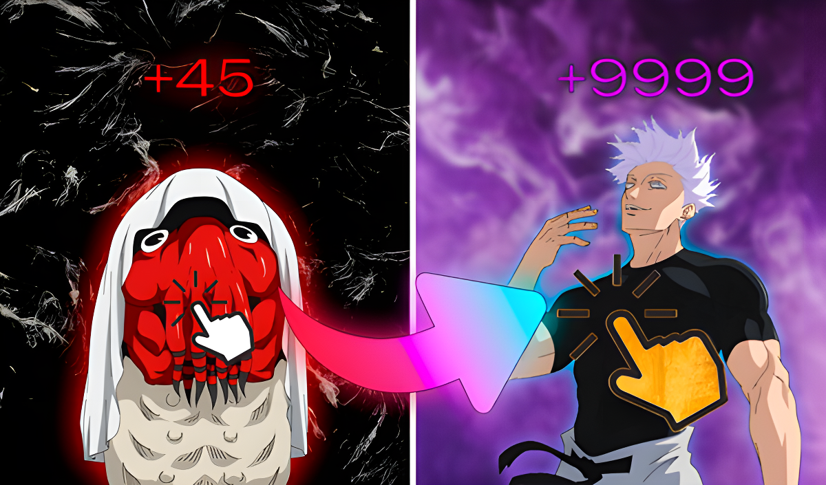 Arte da capa de Clicker: Jujutsu Kaisen Evolution