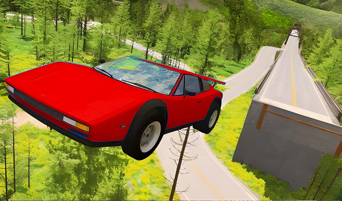 Imagen de portada de Cliff Jump - Car Crash 3D
