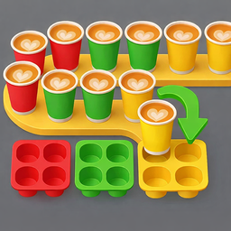 Coffee Sort Puzzle