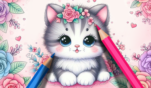 Color by Number: Coloring Book for Girls