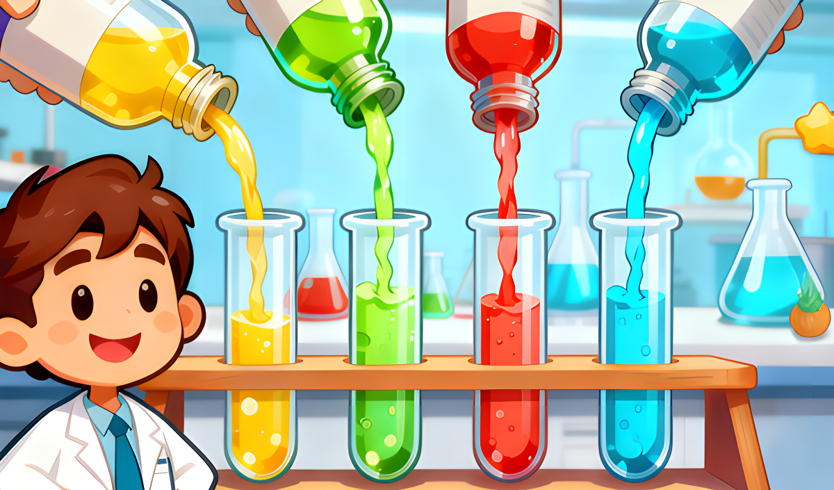Color Sort: Water Pouring