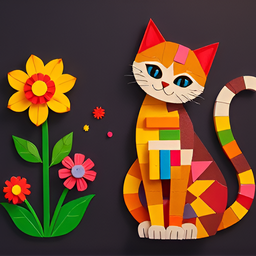Colored pictures from Pentomino blocks