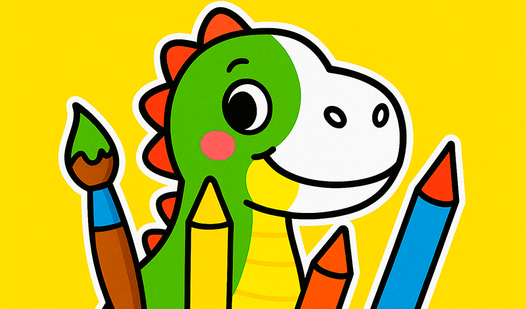 Coloring book for children 3-4 years old