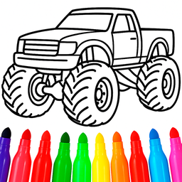Coloring in the World of Monster Trucks