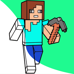 Colouring book Minecraft world