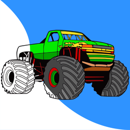 Colouring Book Monster Truck