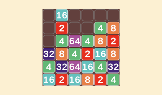 Combine and stack tiles | Numbers | 2048 |