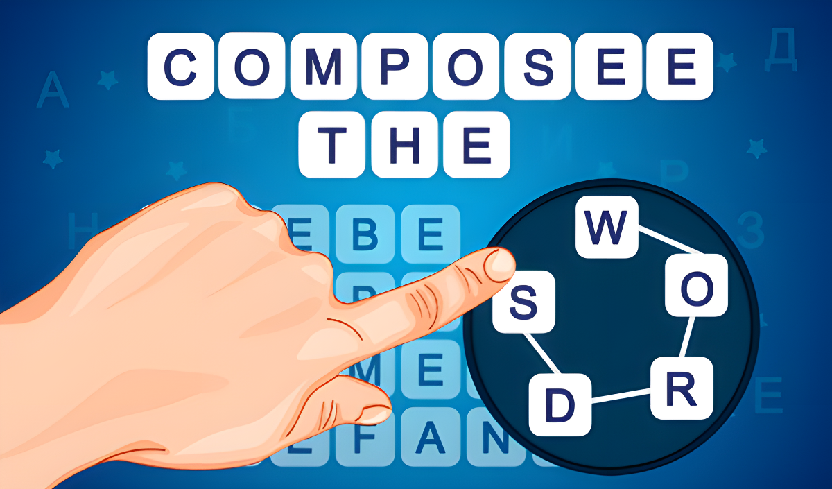 Compose the words cover art
