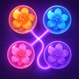Connect balls in a grid