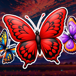 Connect Butterflies - Colors of Nature
