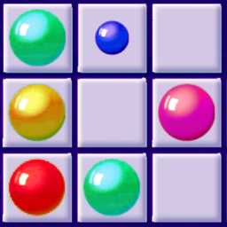 Connect colored balls in line