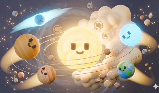 Connect Planets: Build a Galaxy