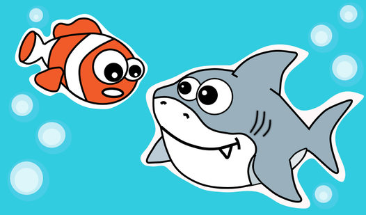 Connect the fish. Sea merge 2048