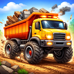 Construction Truck: Building Games for Kids