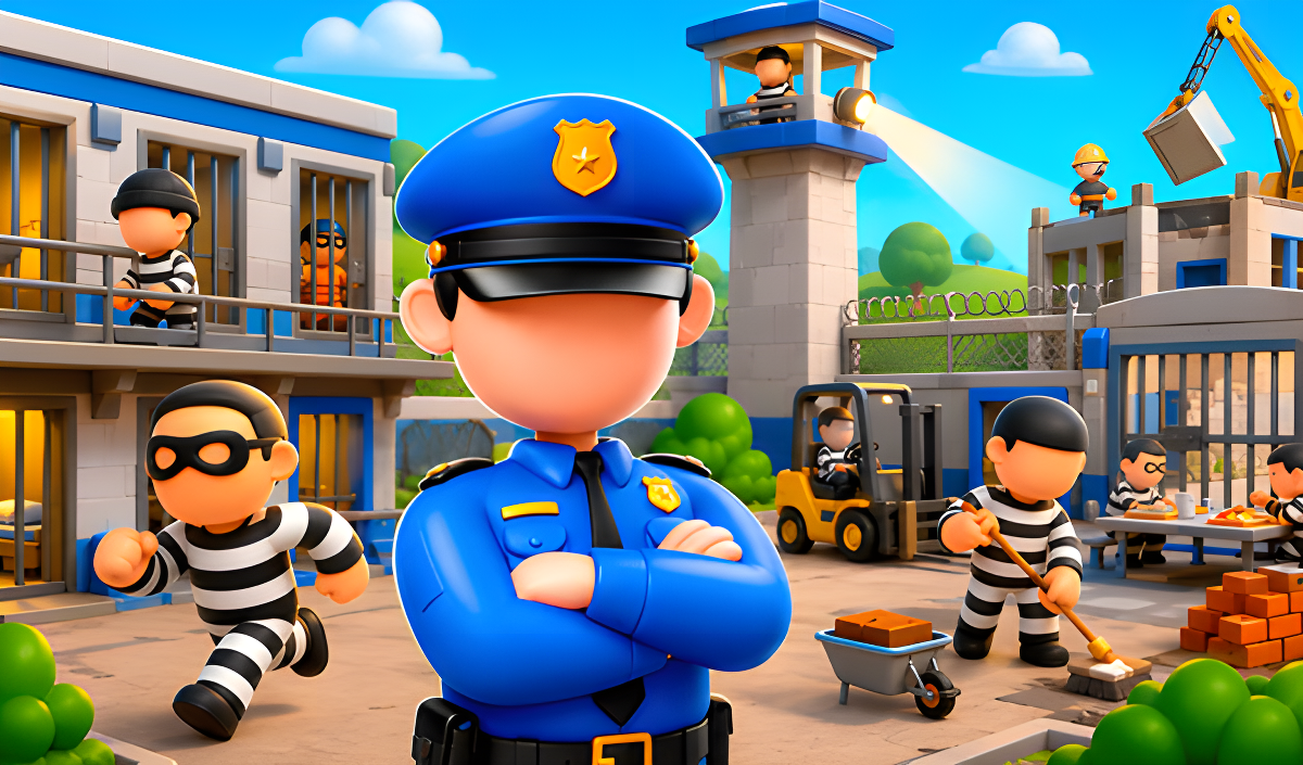 Arte da capa de Cop Simulator: My Prison 3D