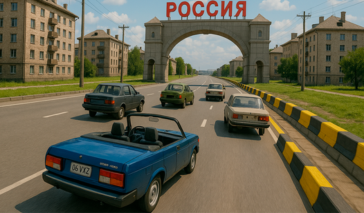 Crazy race: Russian Roads