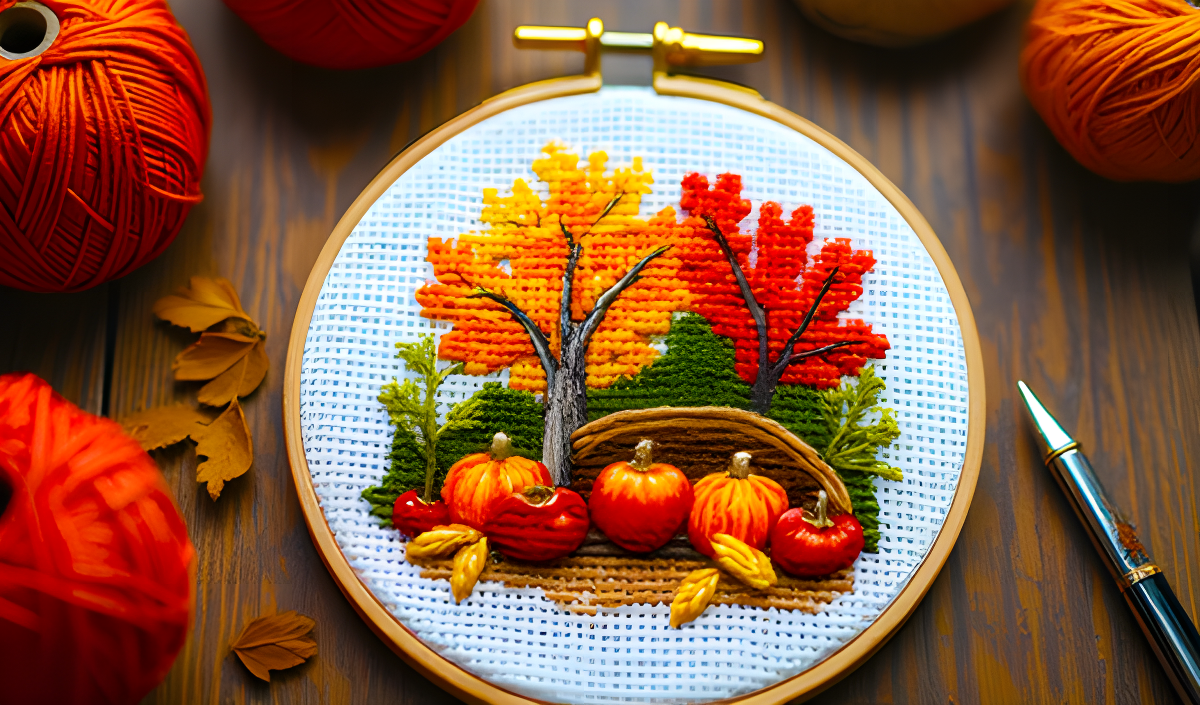 Cross-stitch by numbers