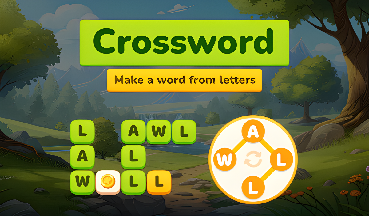 Imagen de portada de Crossword - Make a word from letters