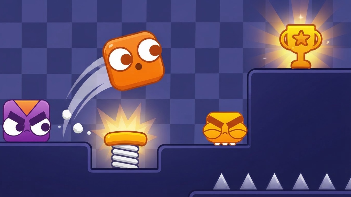 Imagen de portada de Cube and the World of Traps