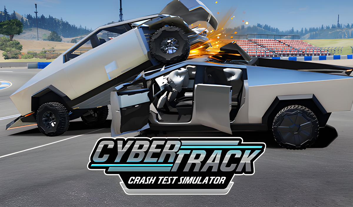 Arte da capa de Cyber Track Crash Test Simulator