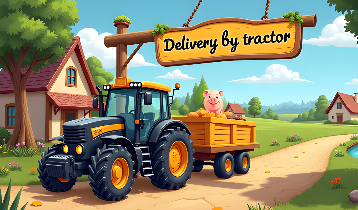 Arte da capa de Delivery by tractor