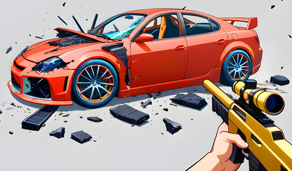 Gambar sampul Destroy the car 3D