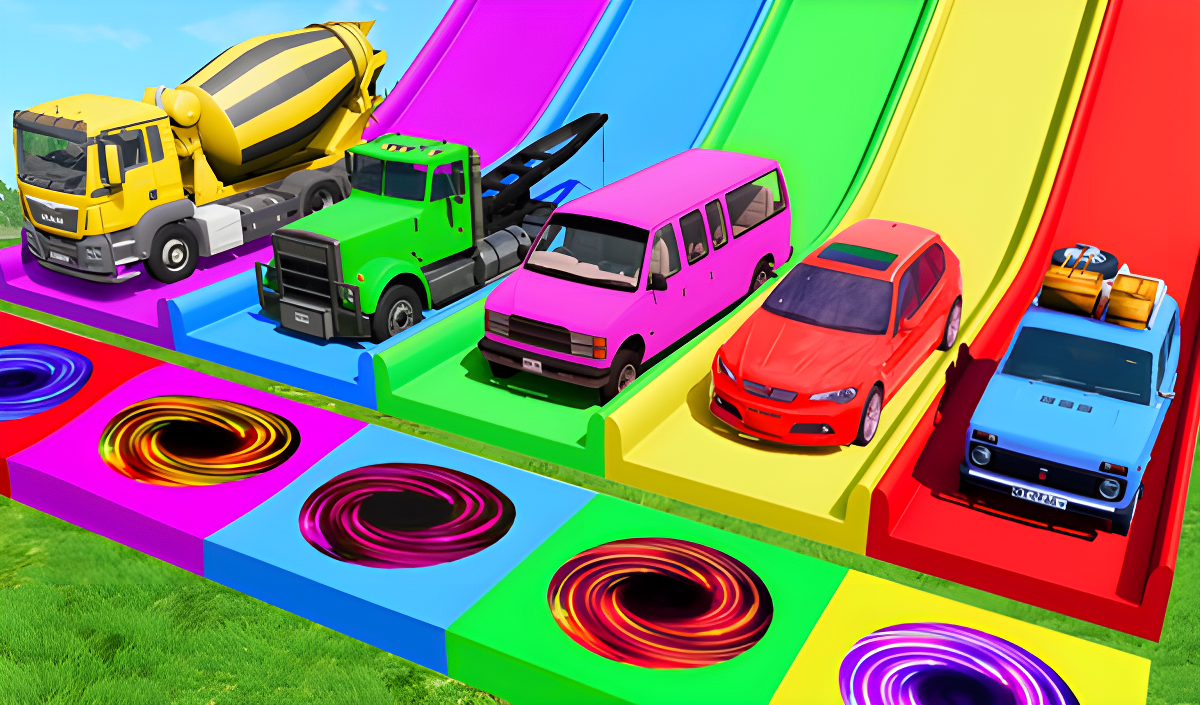 Destructive Car Racing Slope cover art