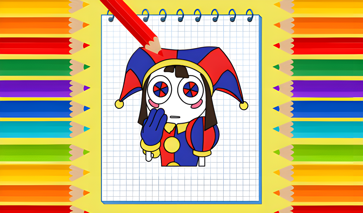 Digital Circus: Coloring Book