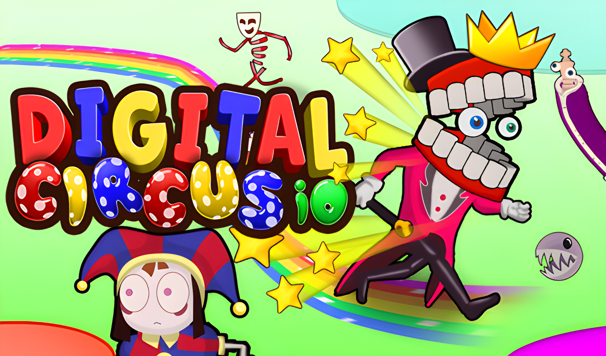 Arte da capa de Digital Circus IO