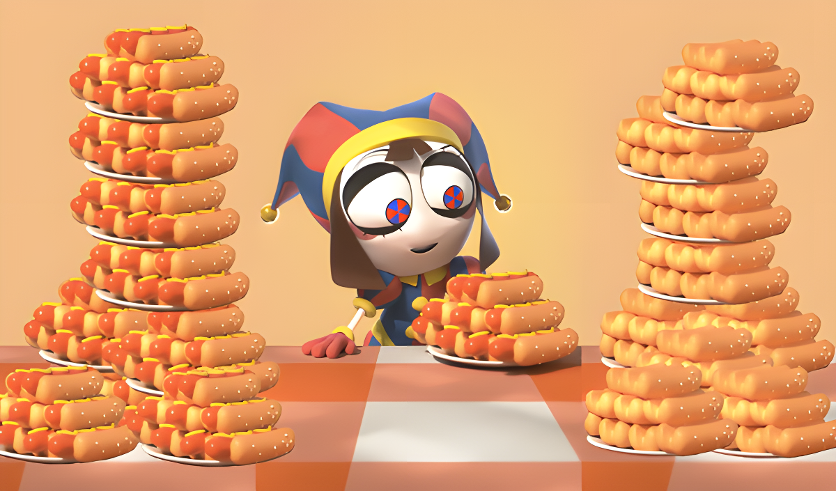 Digital circus Pomni eats Coverbild