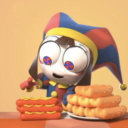 Digital circus Pomni eats
