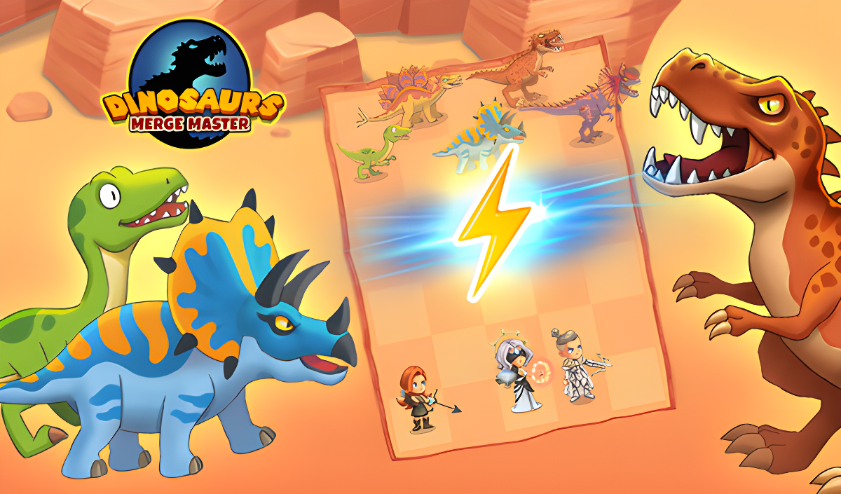 Dinosaurs Merge Master cover art